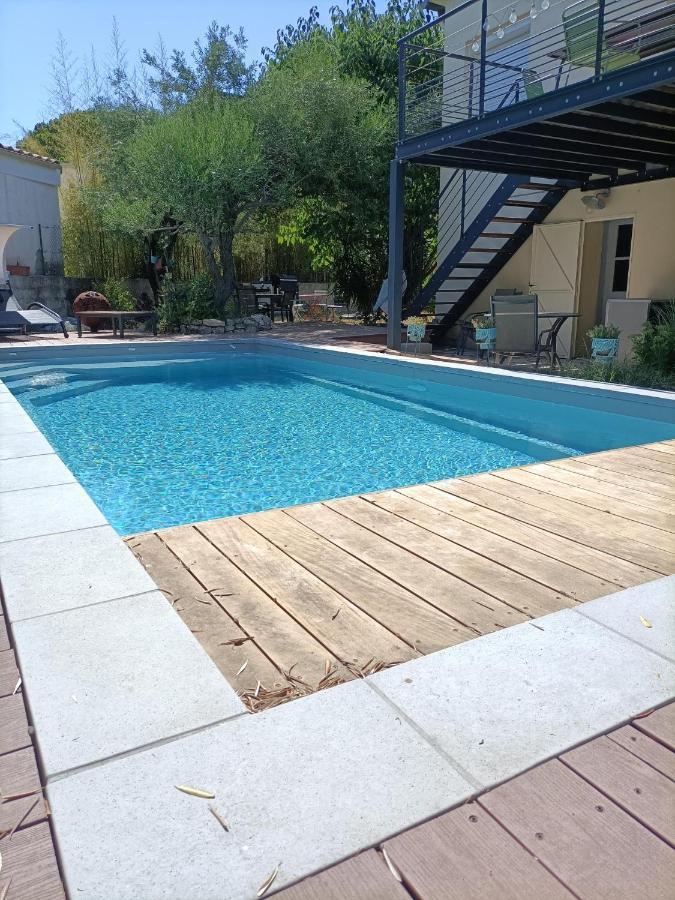 Appartement Independant Avec Jardin Et Acces Piscine Нім Екстер'єр фото